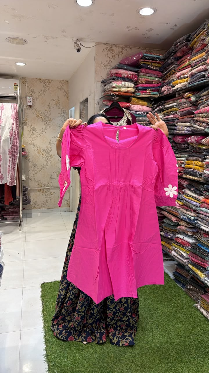 Pure Cotton Pink Midi