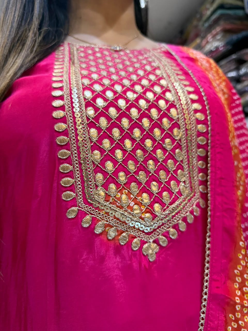 Pure Crep Rani Pink 3pc Set