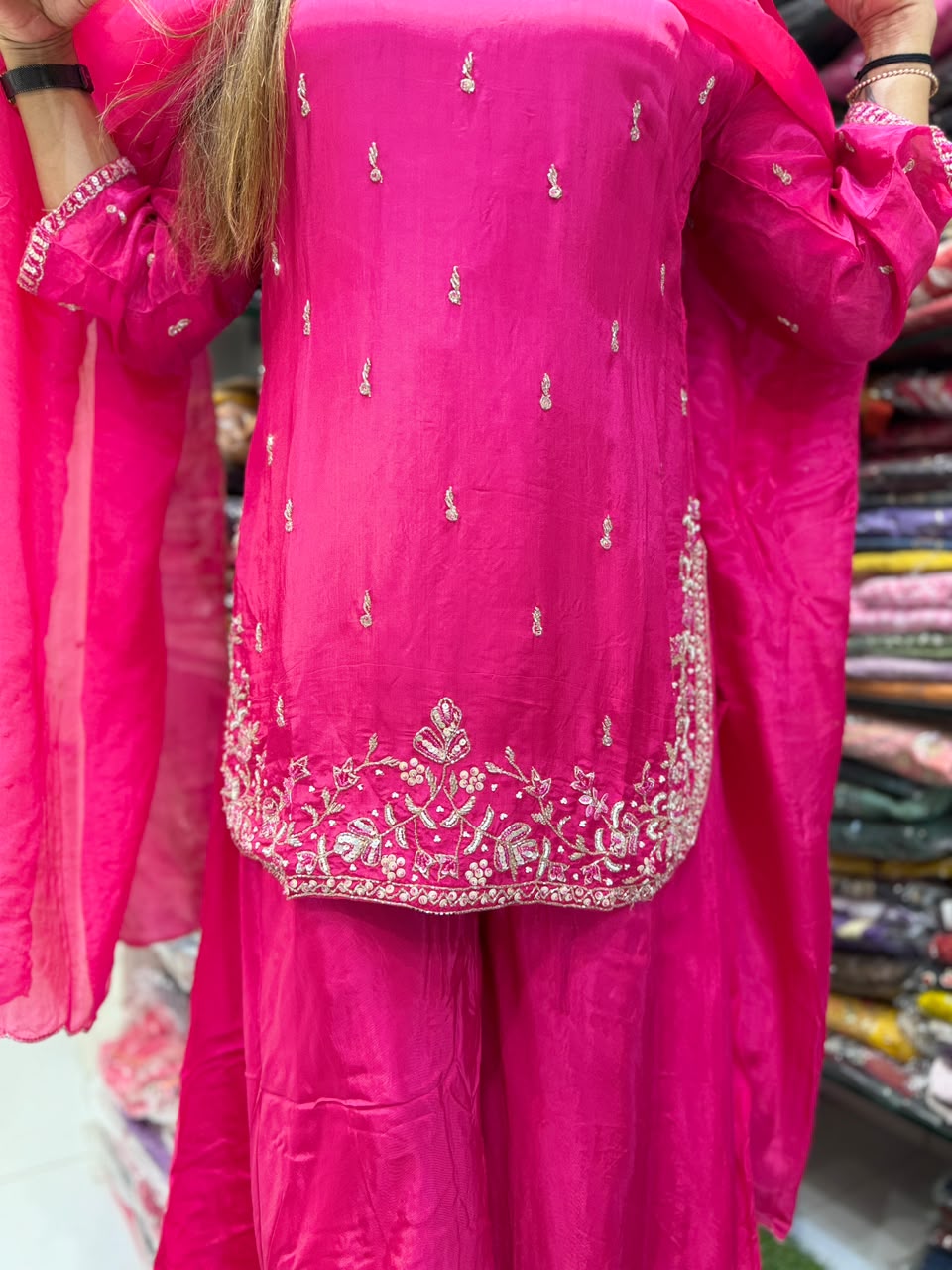 Pure HO Silk Hot Pink 3pc Set