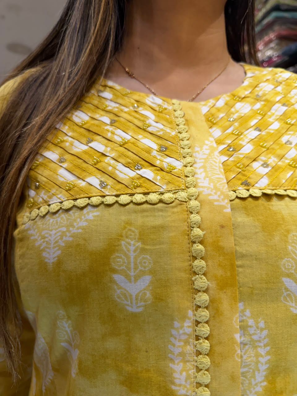 Pure Cotton Yellow 3pc Set
