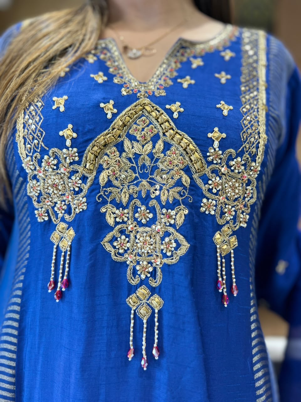 Pure Dola Silk Blue 3pc Set