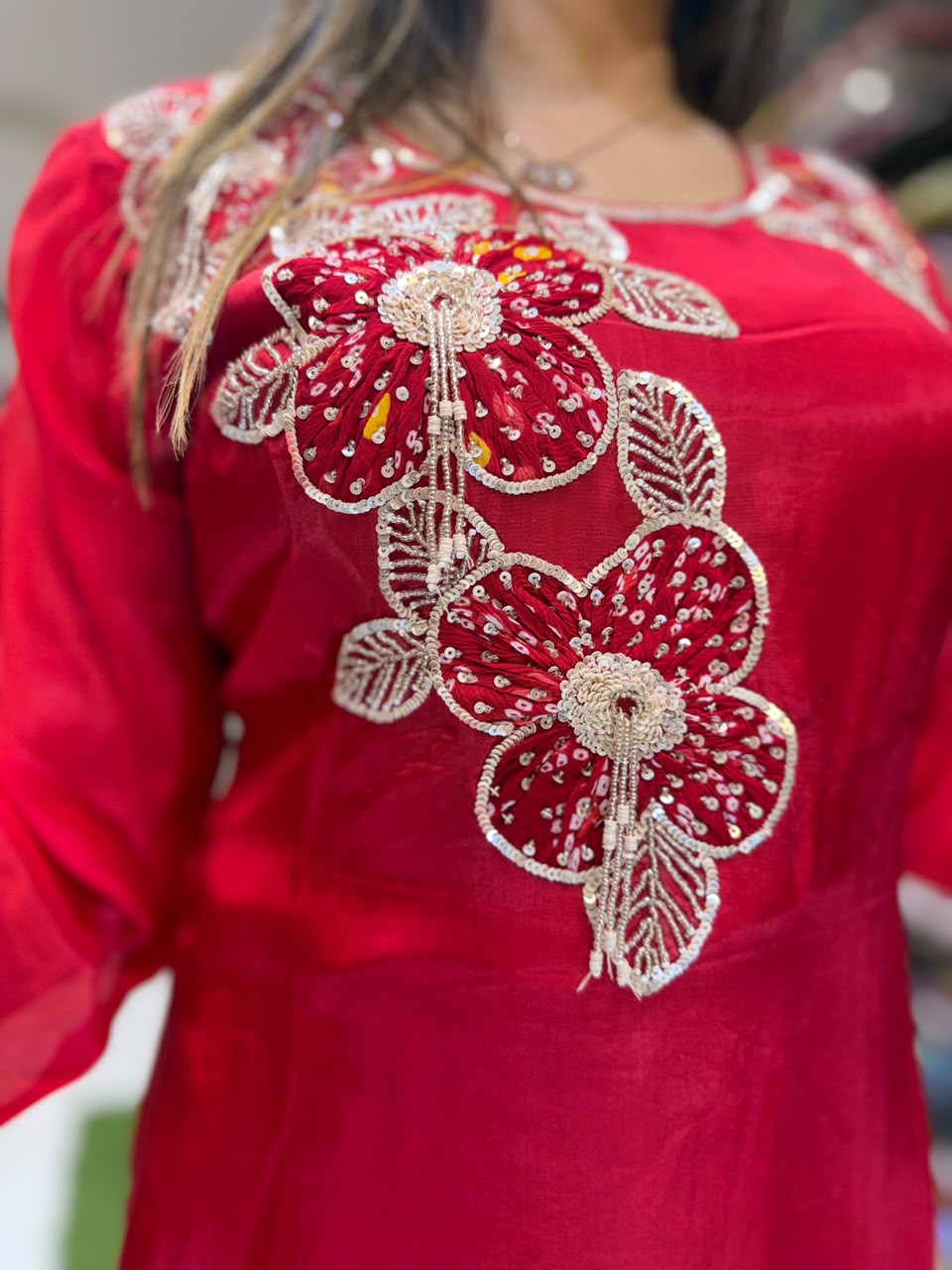 Pure Ho Silk Red 2pc Set