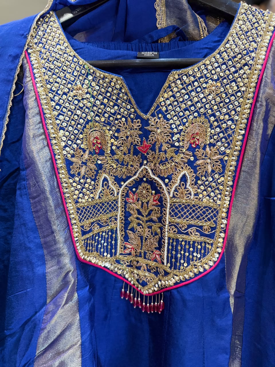 Pure Dola Silk Blue 3pc Set