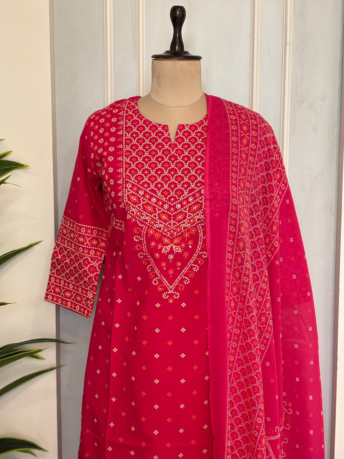 Pure Cotton Pink 3pc Set (Dispatch By 7 November )