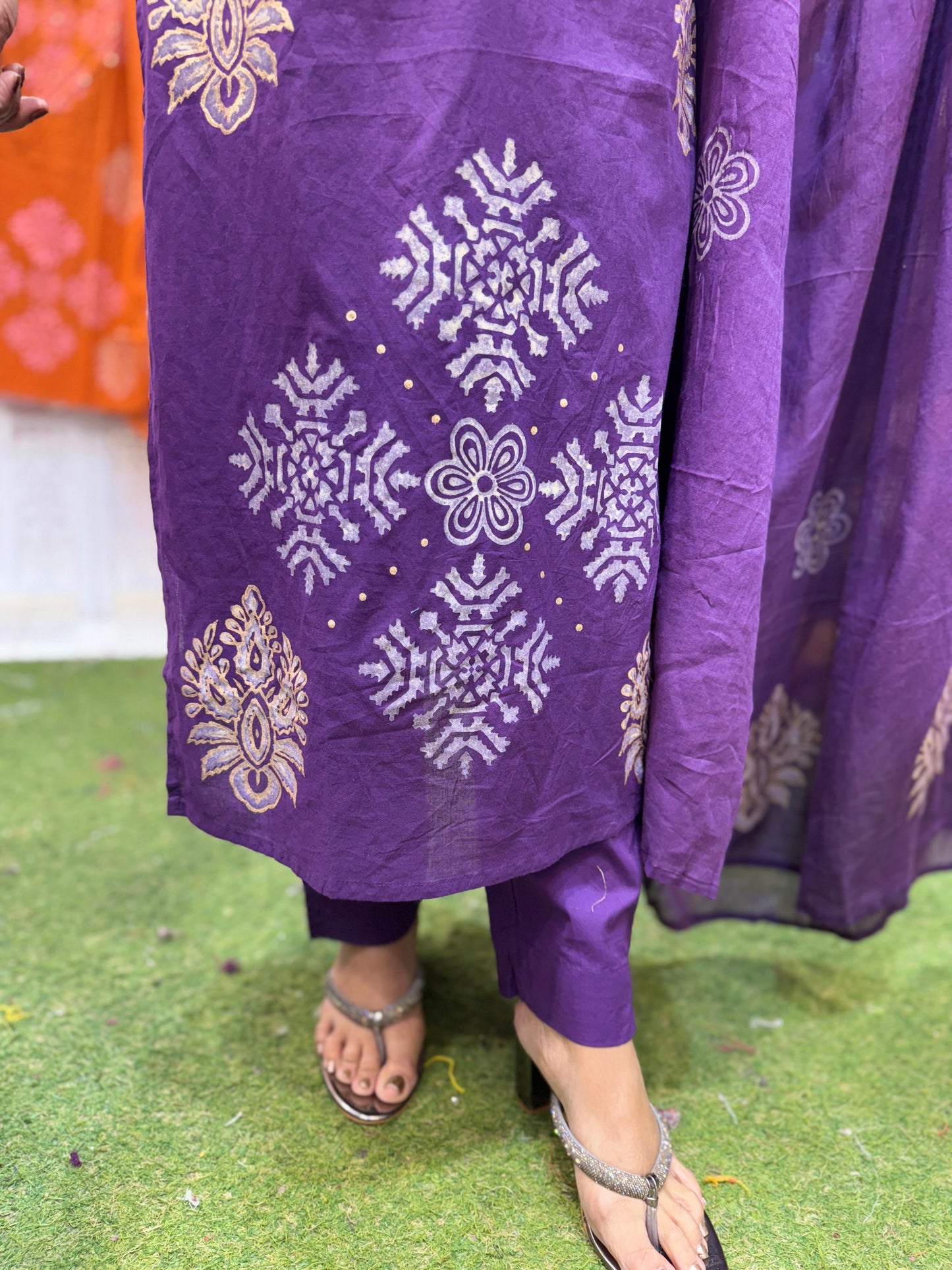 Jaipuri Cotton 3pc Suit