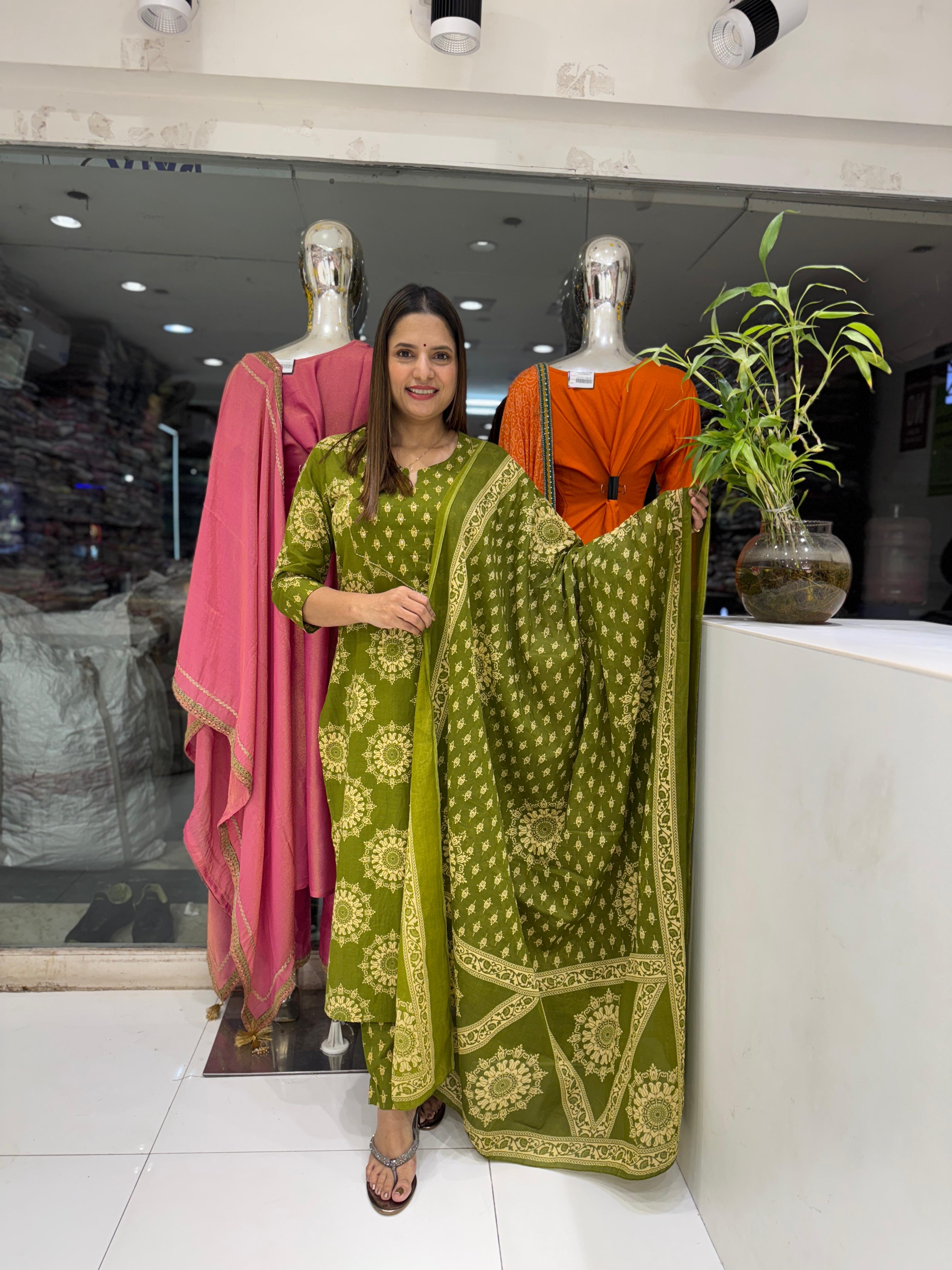 Cotton Green 3pc Suit
