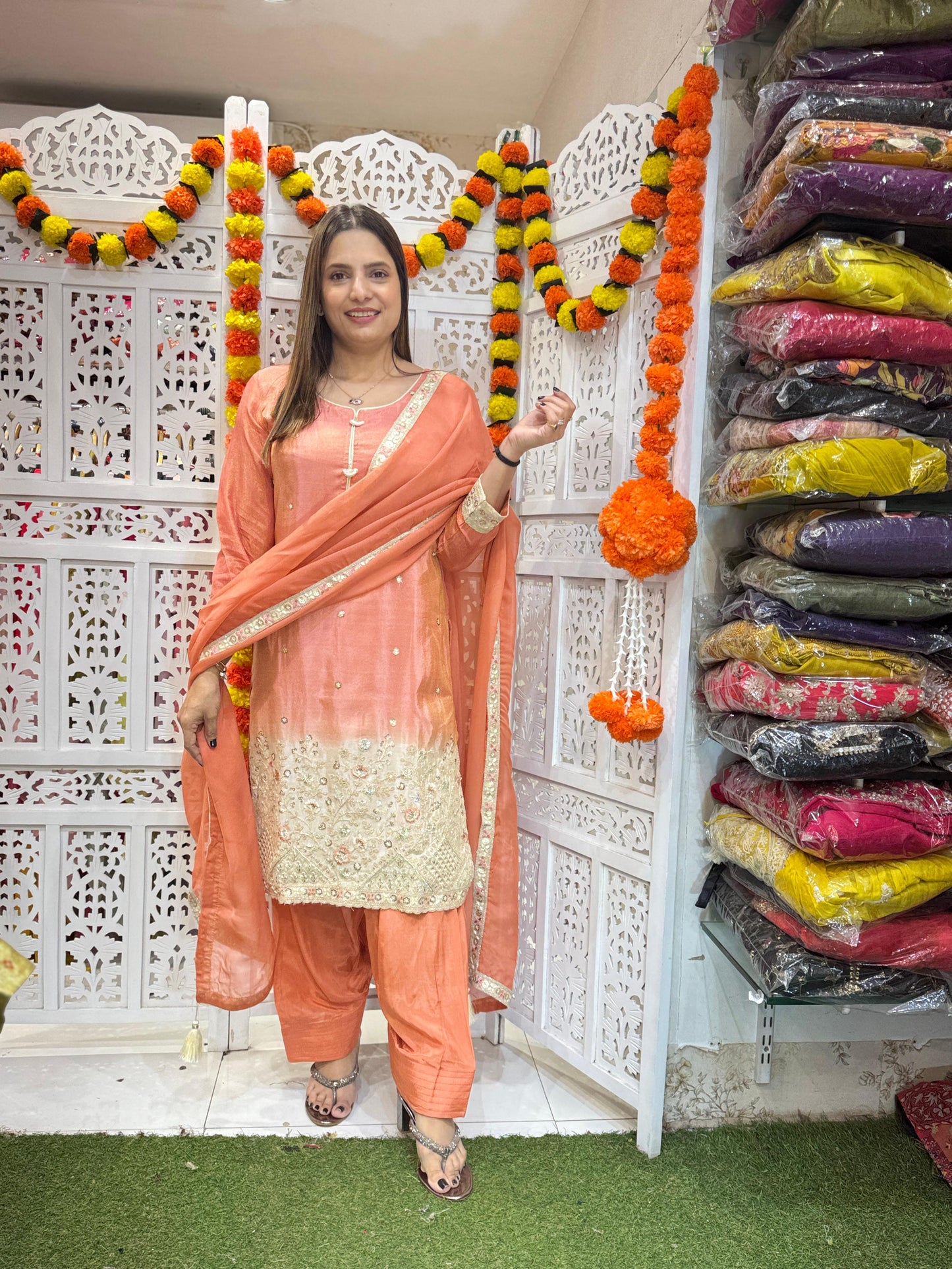 Simmer Tissue Orange 3pc Set