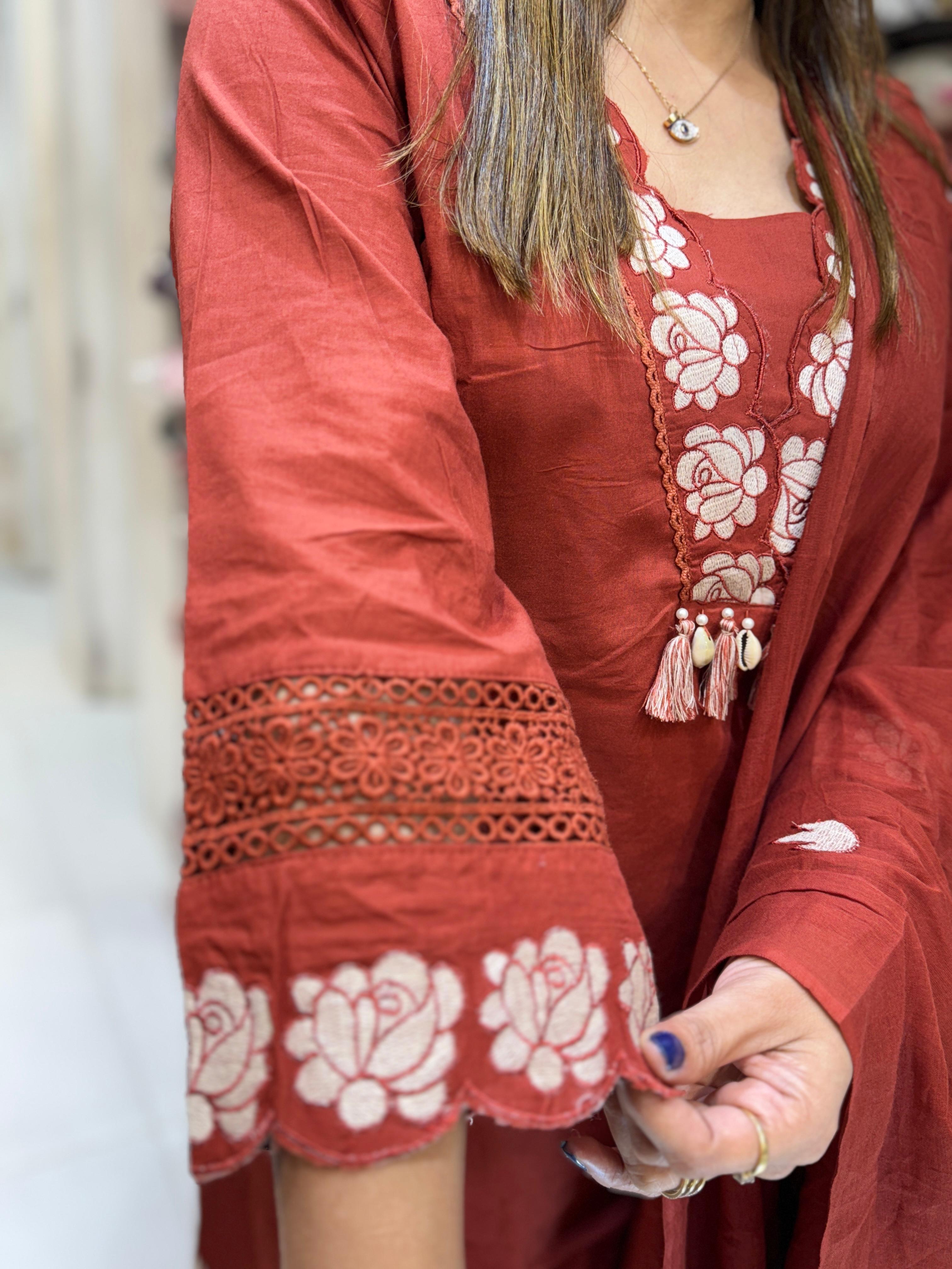 Cotton Orange 3pc Set