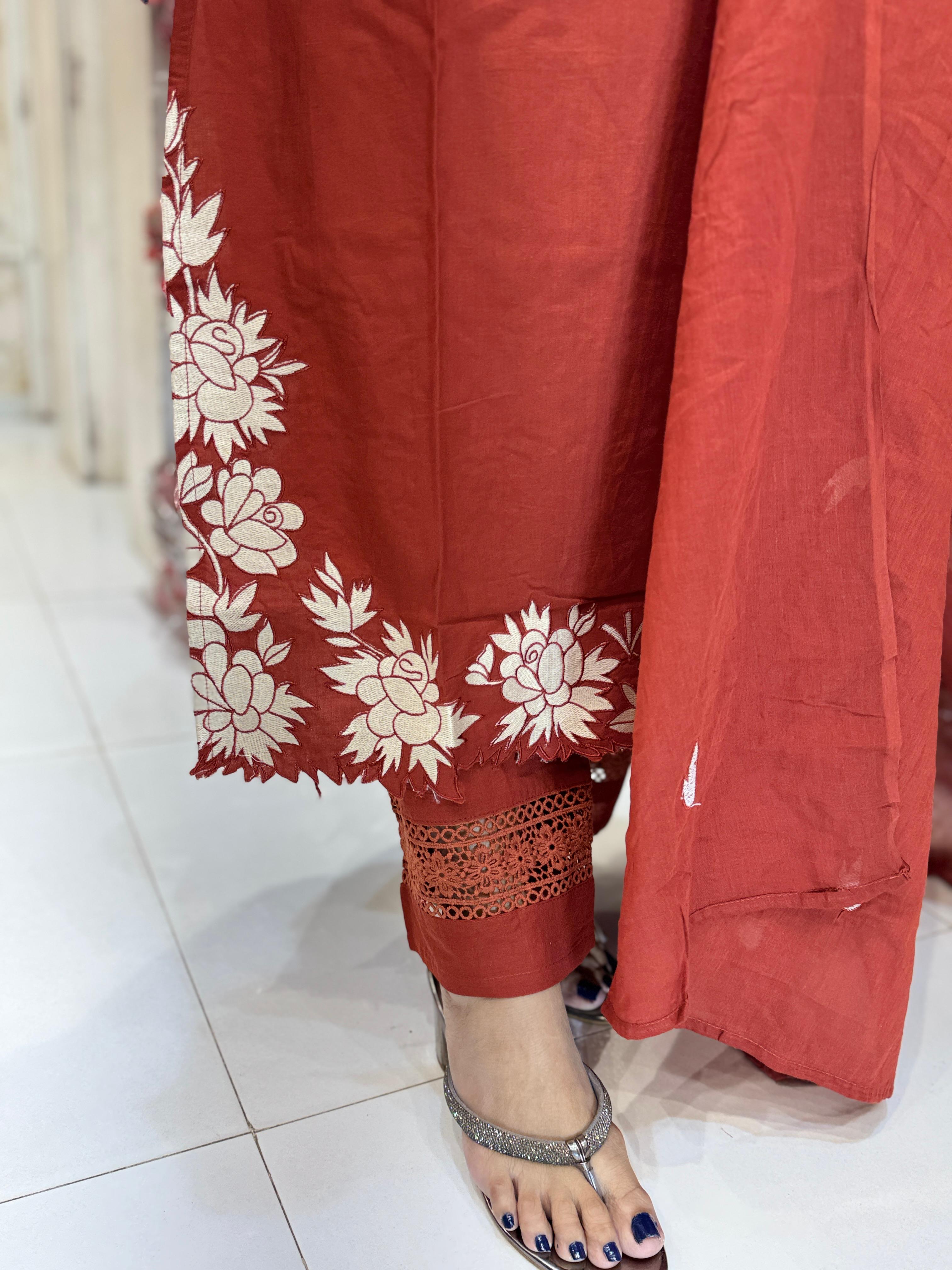 Cotton Orange 3pc Set