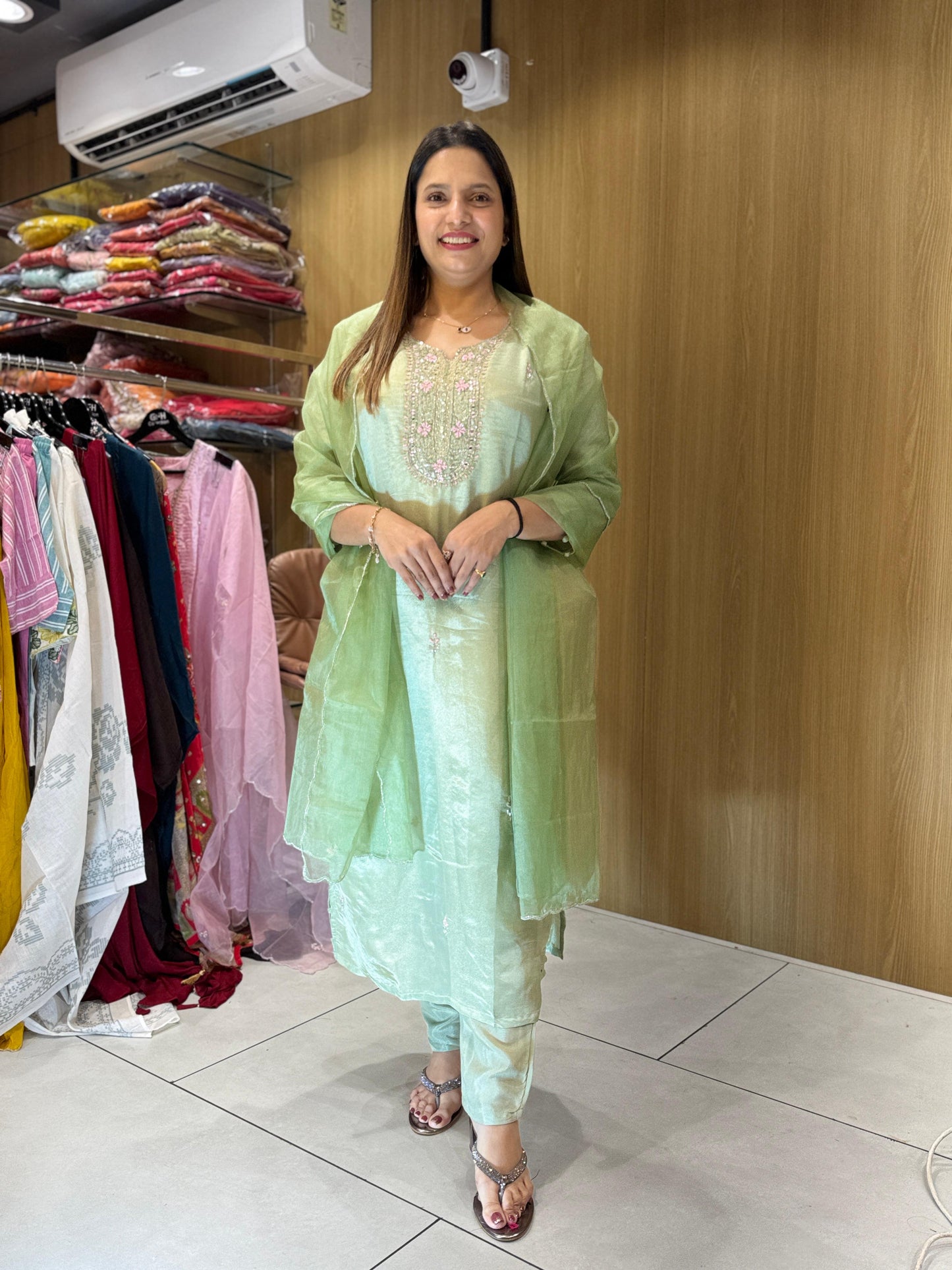 Simmer Tissue Green 3pc Set