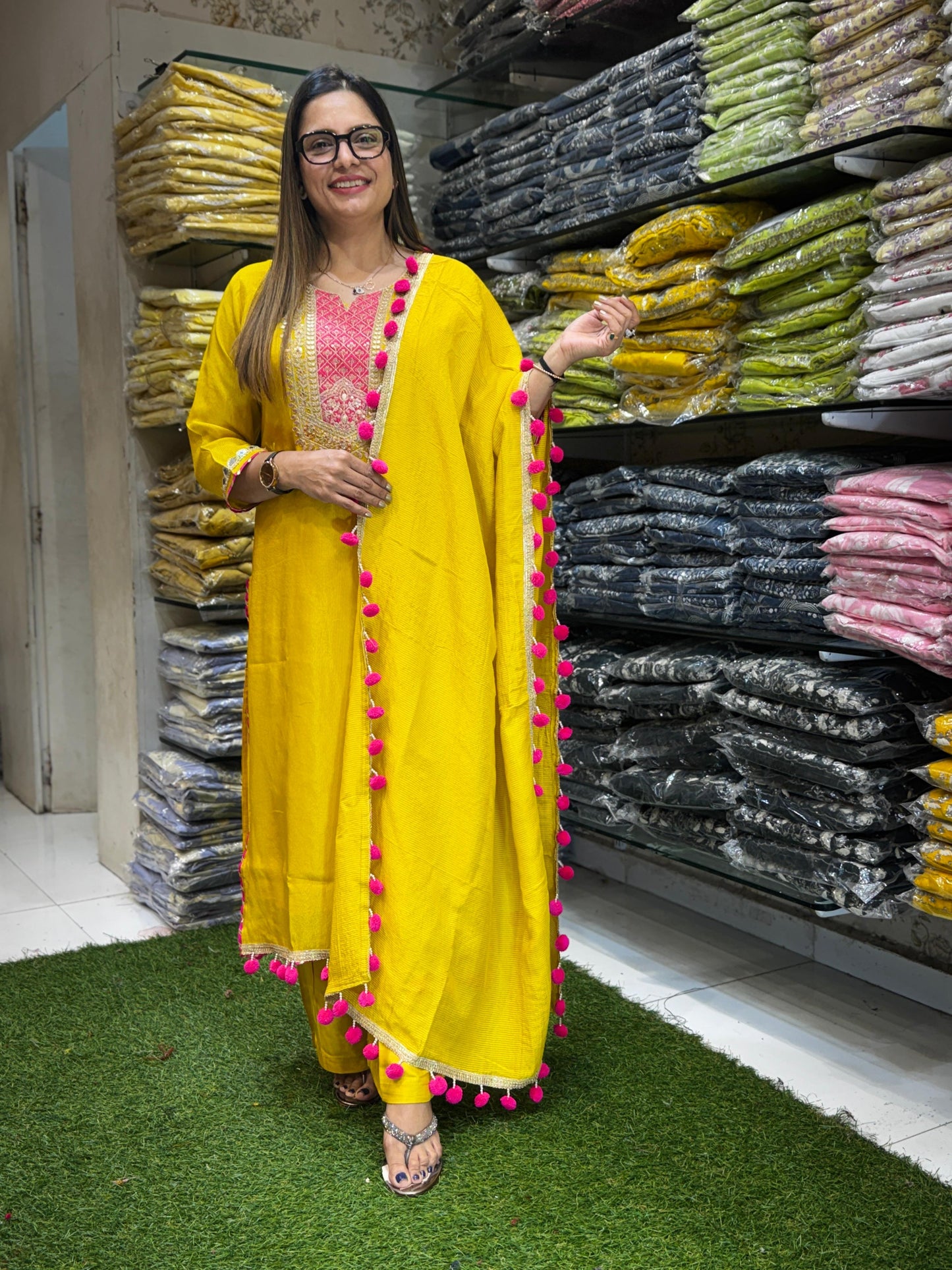 Simmer Tissue Yellow 3pc Set