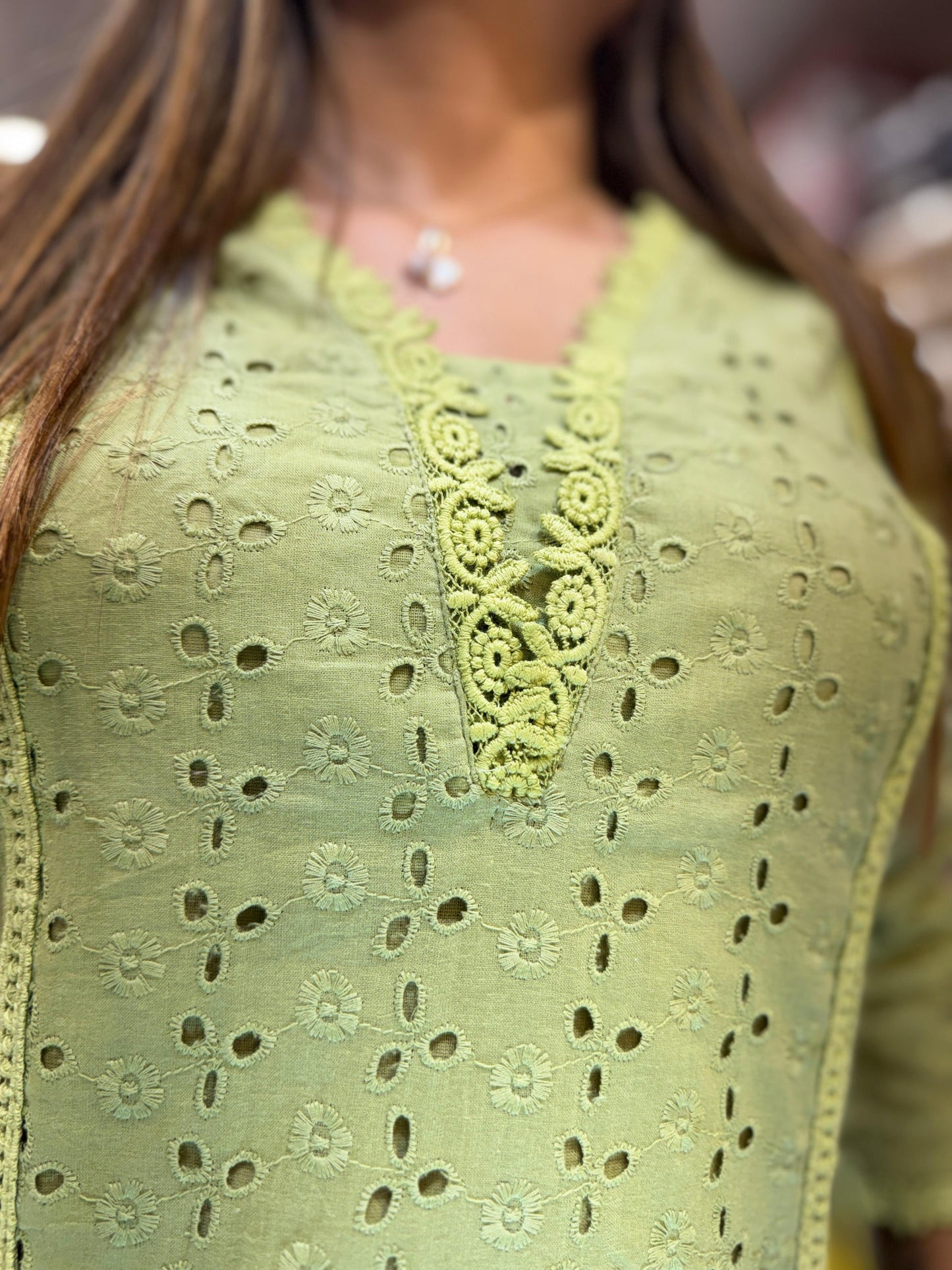 Pure Cotton Green 2pc Set