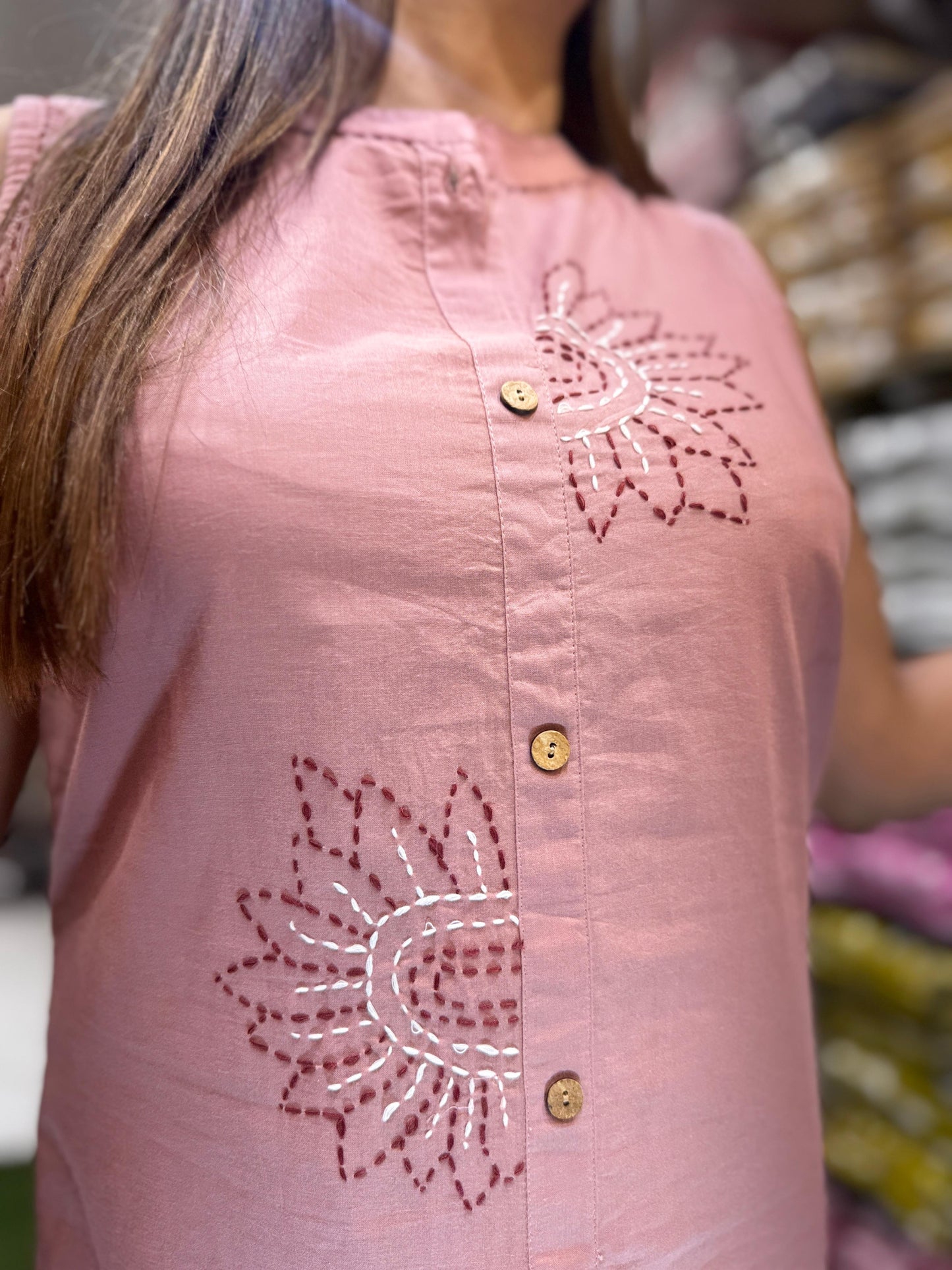 Pure Cotton Nude Pink 2pc Set