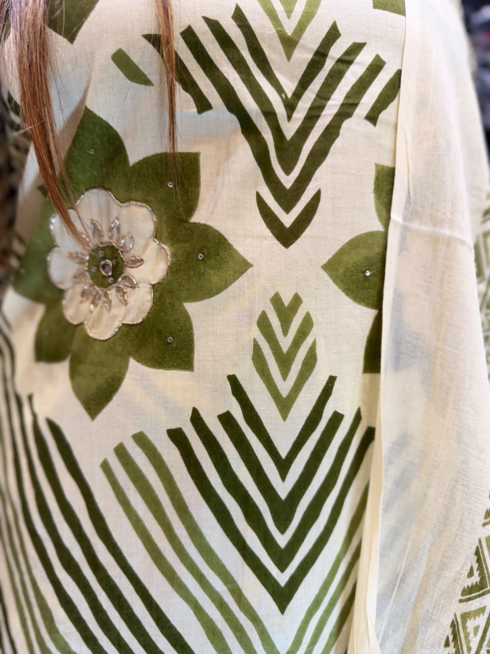 Pure Cotton Green 3pc Set