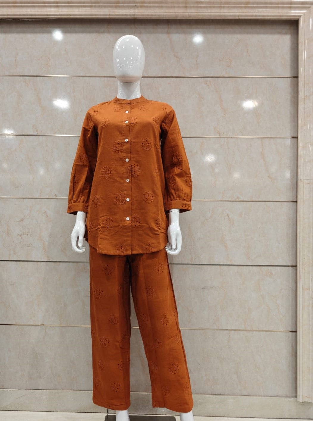Cotton Orange 2pc Set