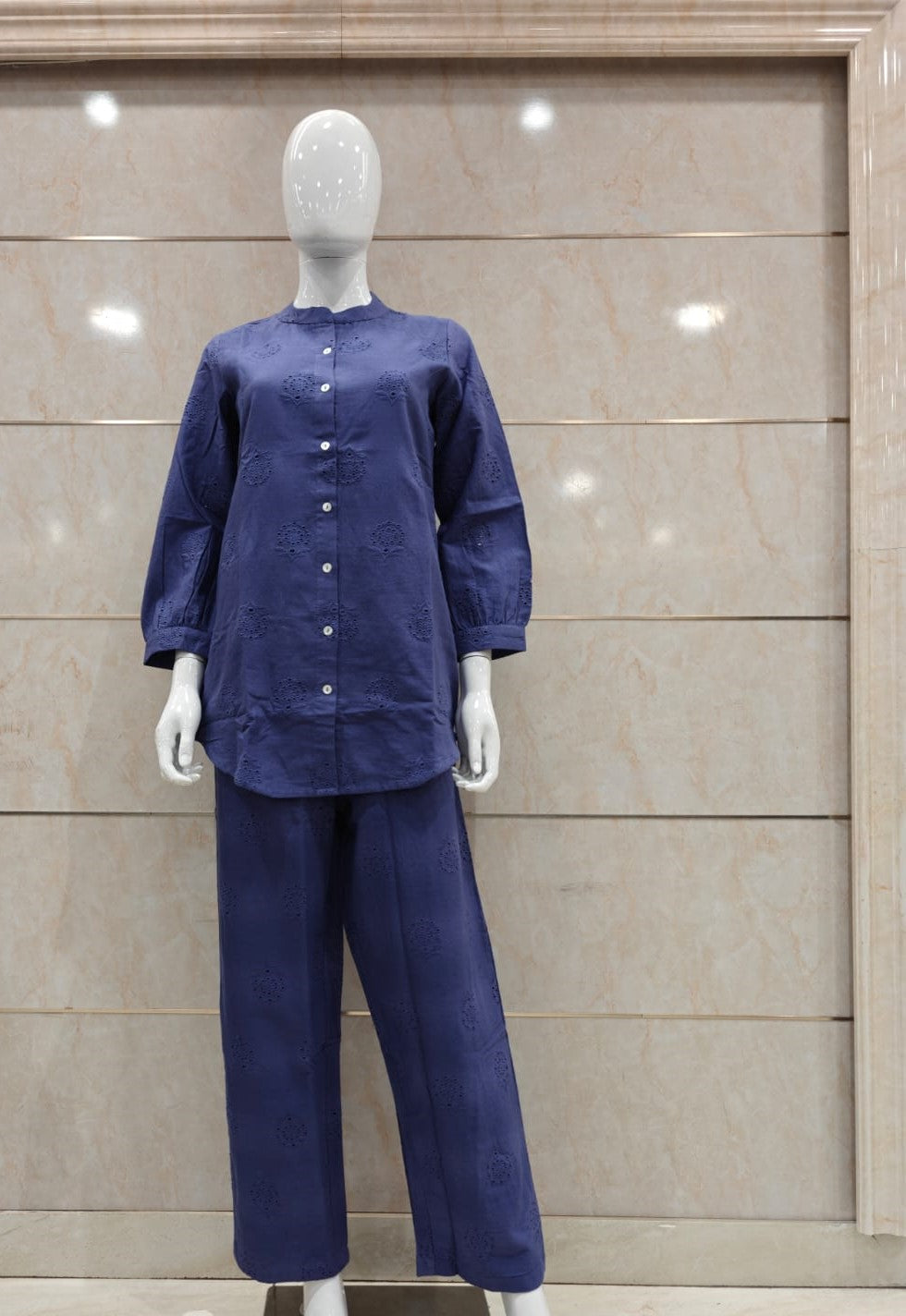 Cotton Blue 2pc Set