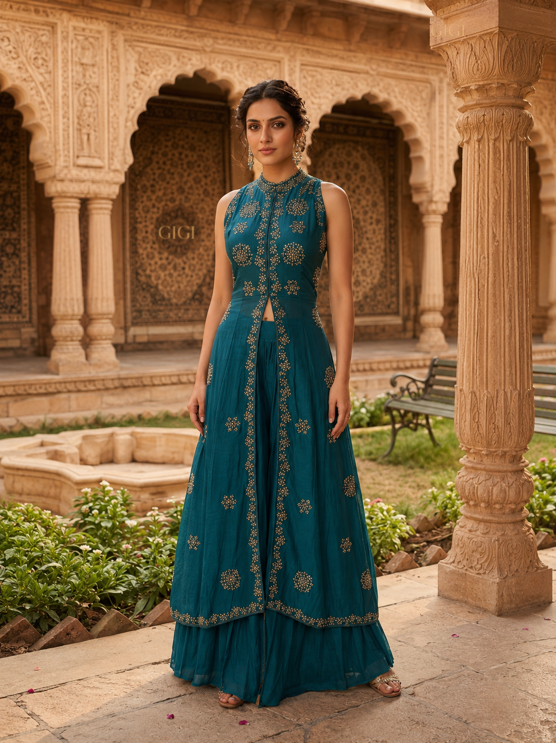 Pure Crush Silk Rama Green 3pc Set