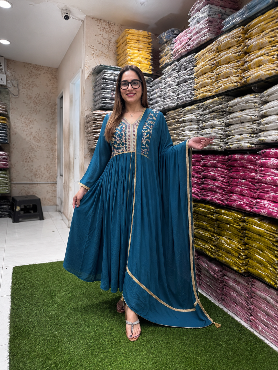 Pure Chinon Teal Blue 3pc Set