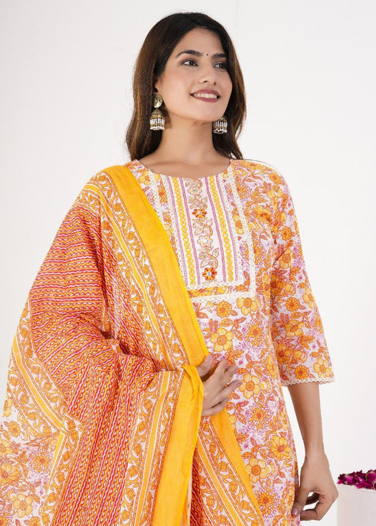 Jaipuri Cotton 3 pc set
