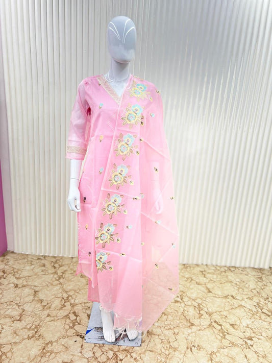 Supernet Kota Doria 3pc Suit