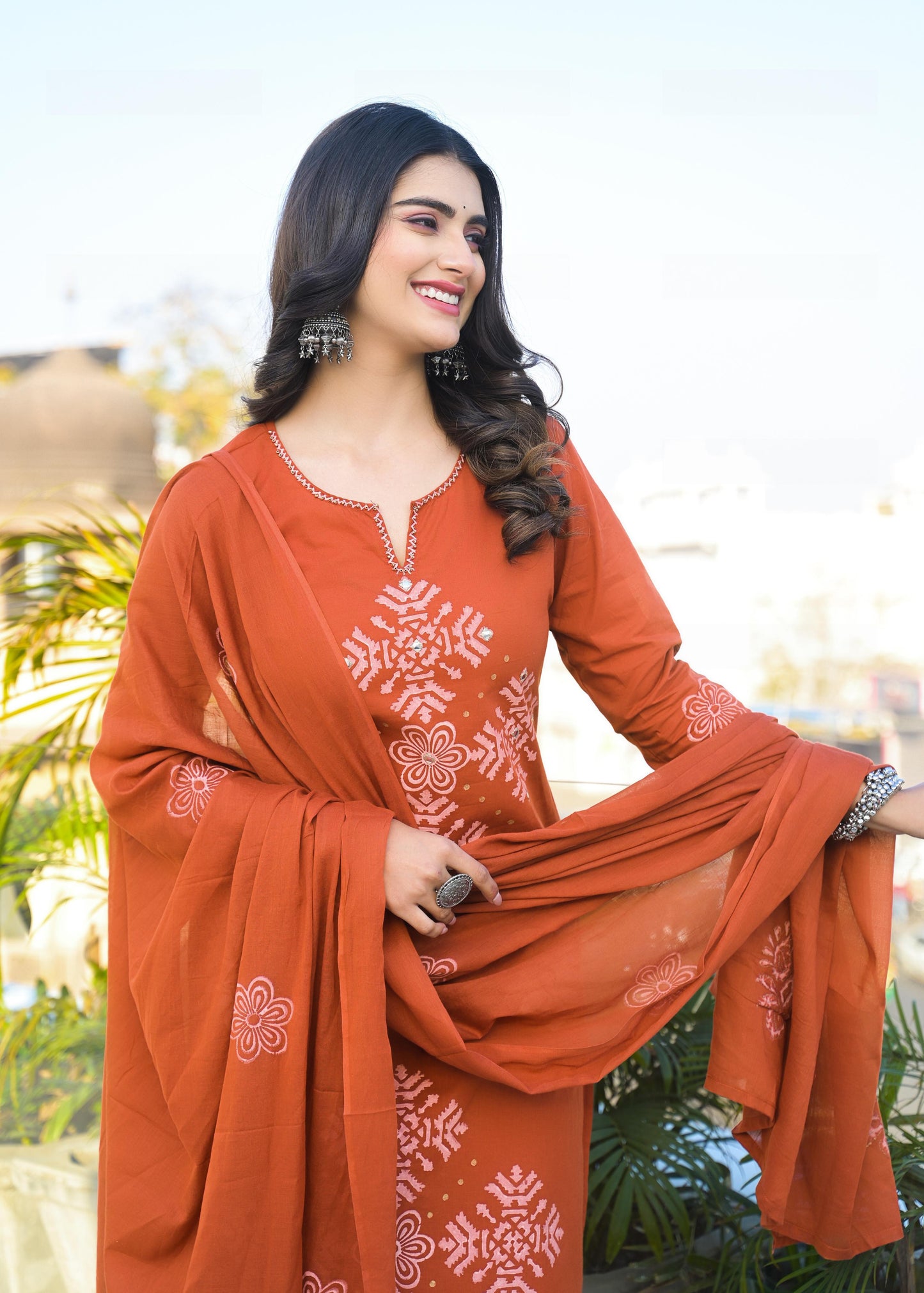 Jaipuri Cotton 3pc Suit