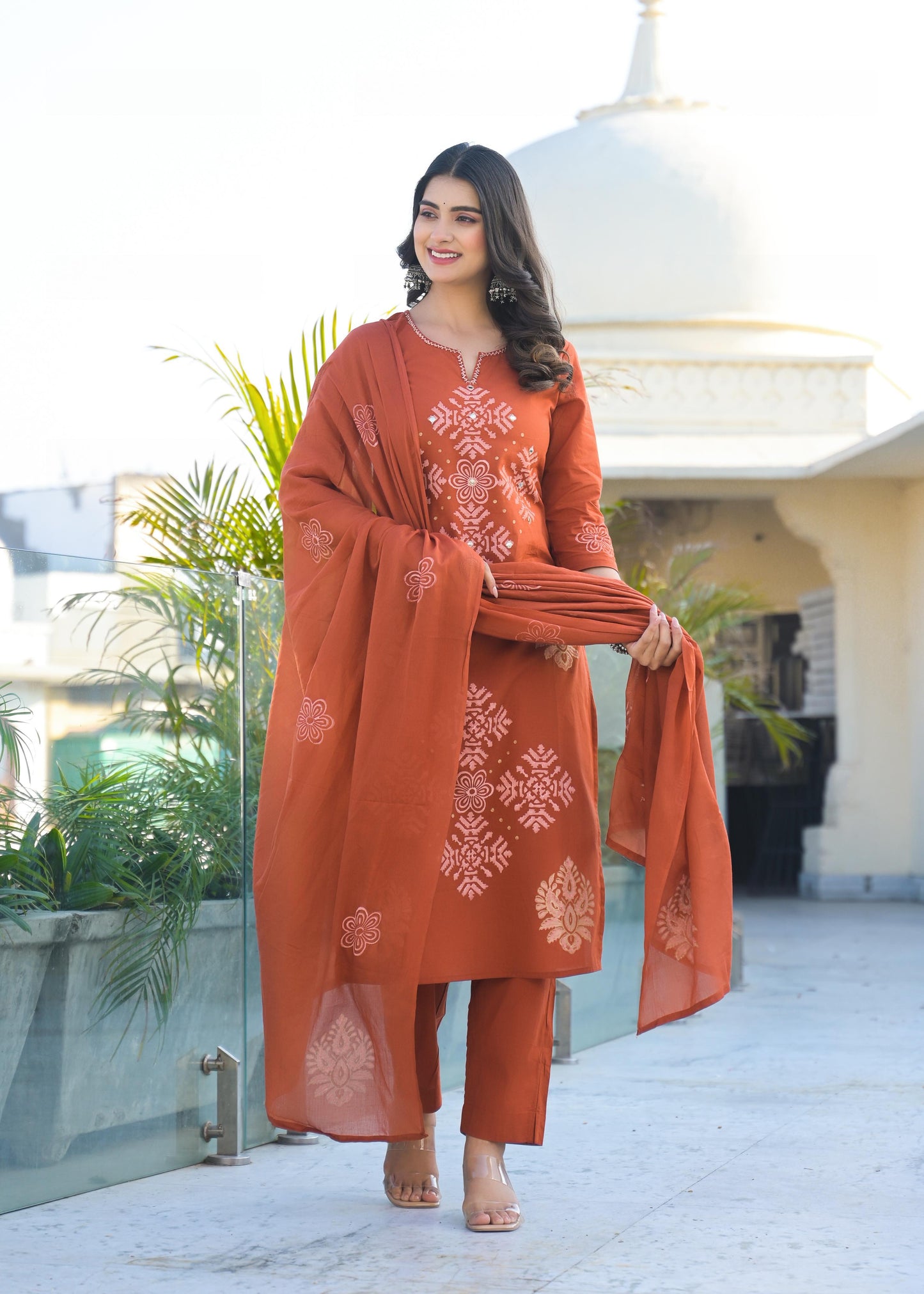 Jaipuri Cotton 3pc Suit