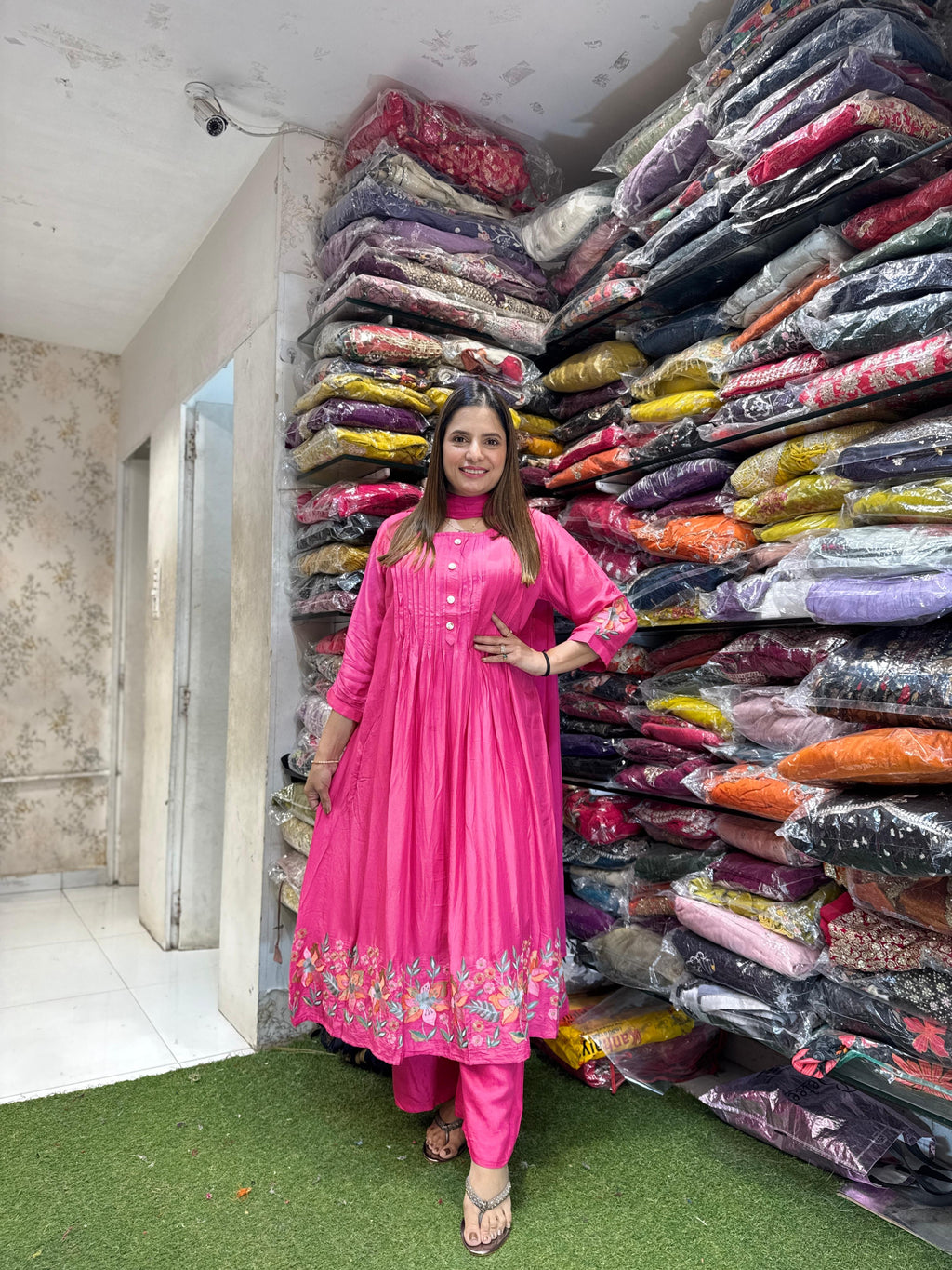 Monga Silk Pink 3pc Set