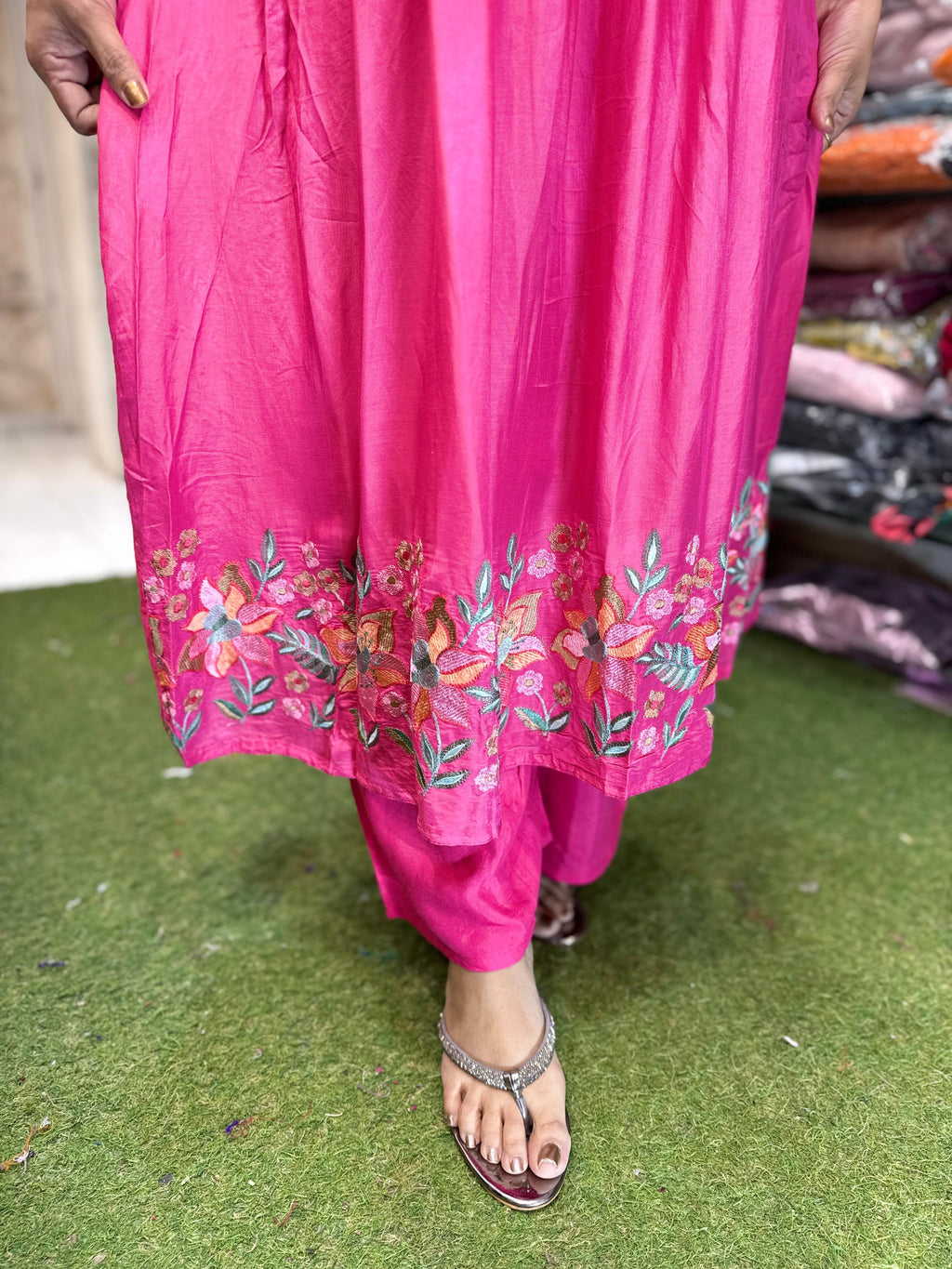 Monga Silk Pink 3pc Set