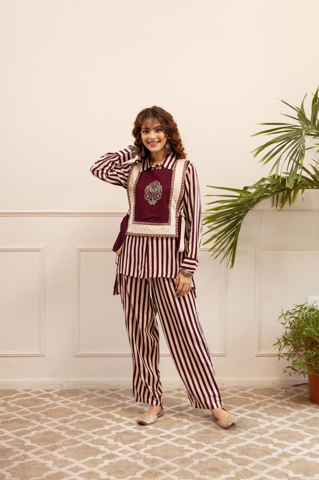 German Rayon Wine 2pc Set