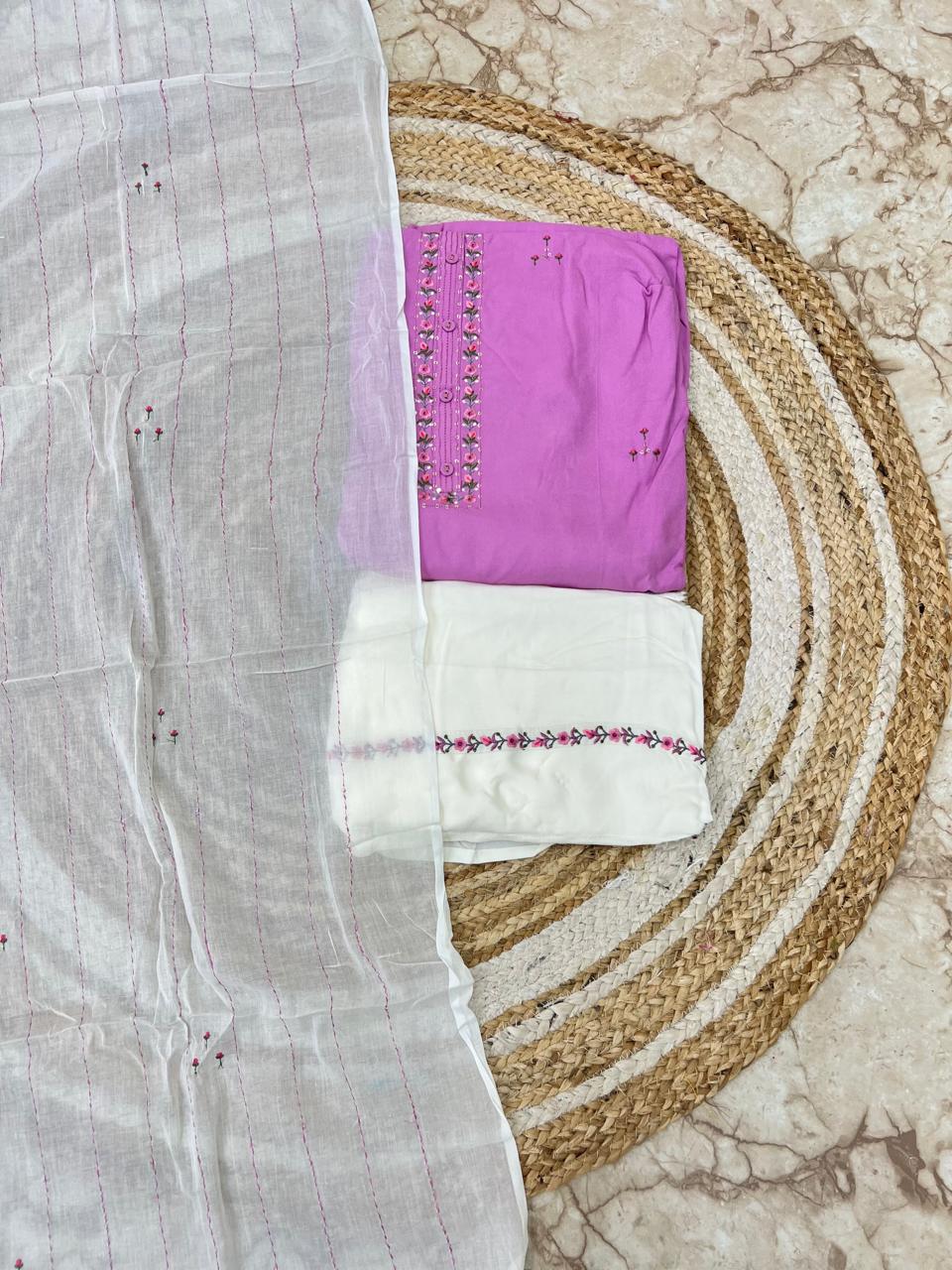 Cotton Pink 3pc Set