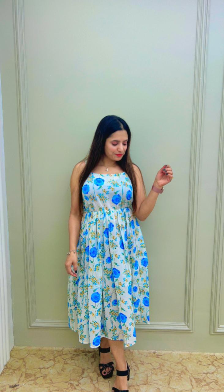 Cotton White Midi