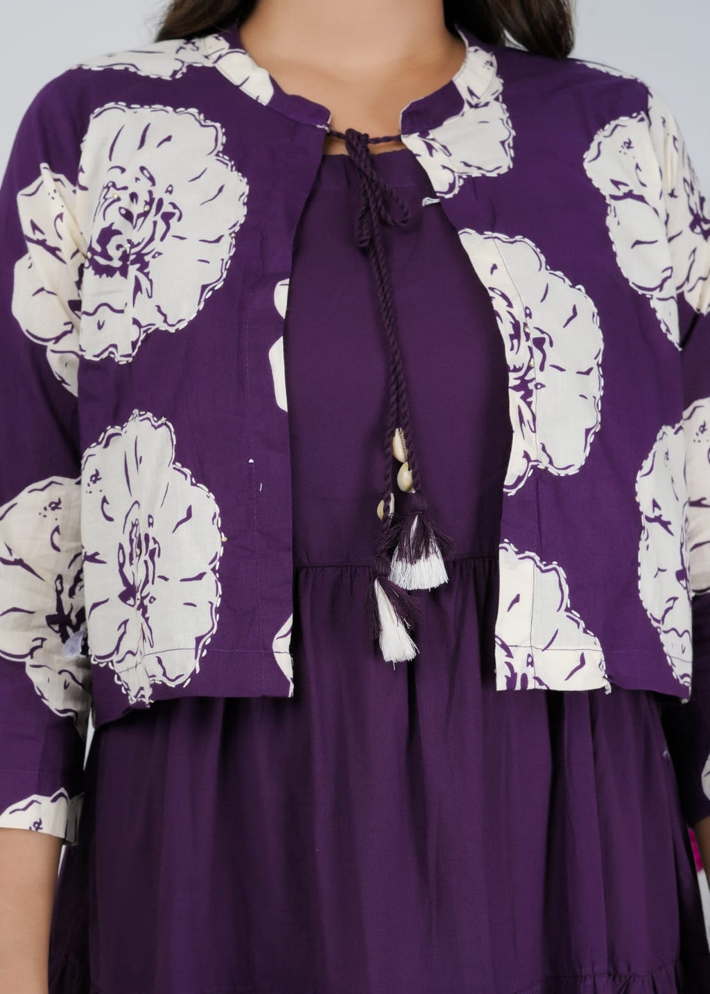 Cotton Purple Midi