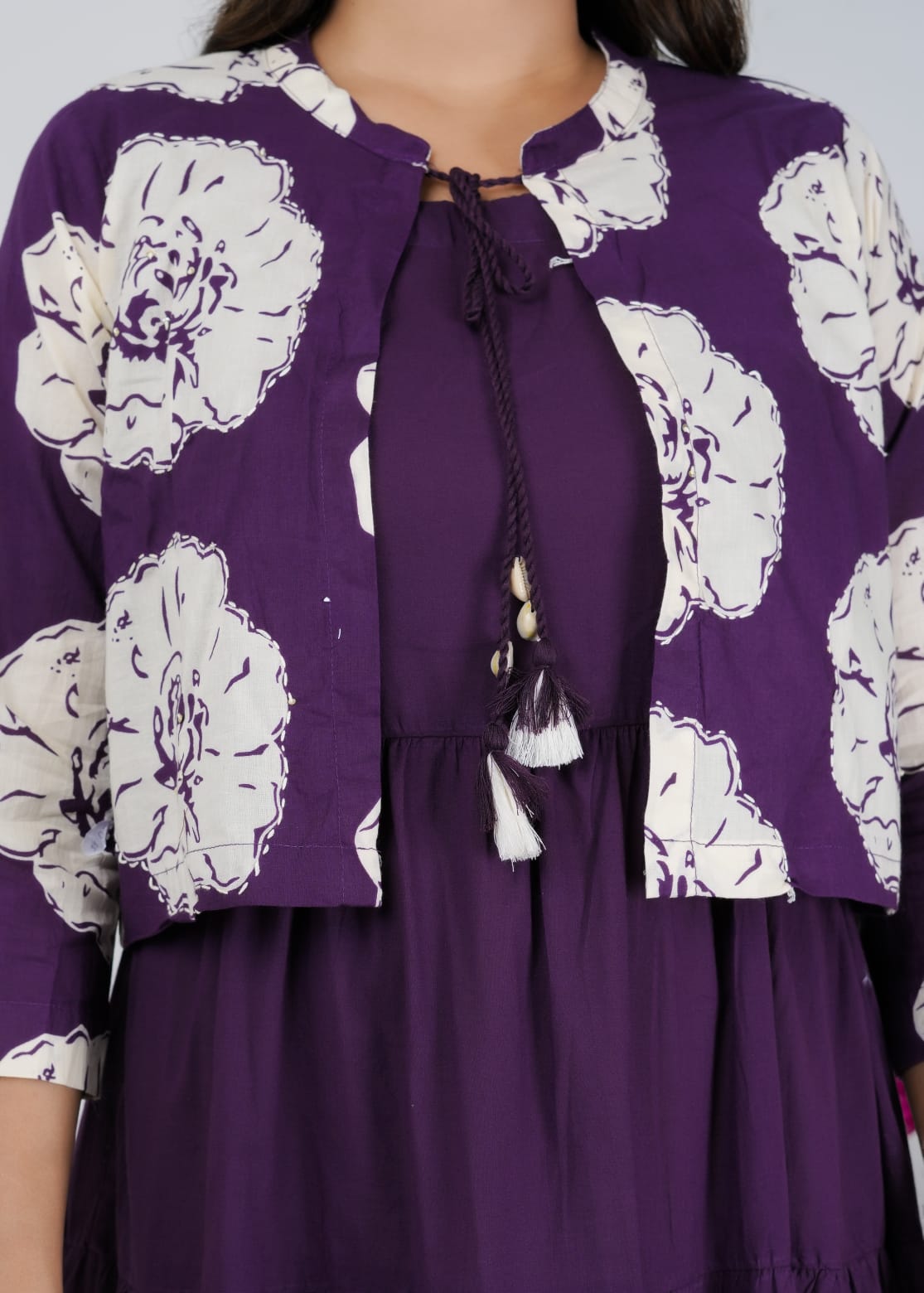 Cotton Purple Midi