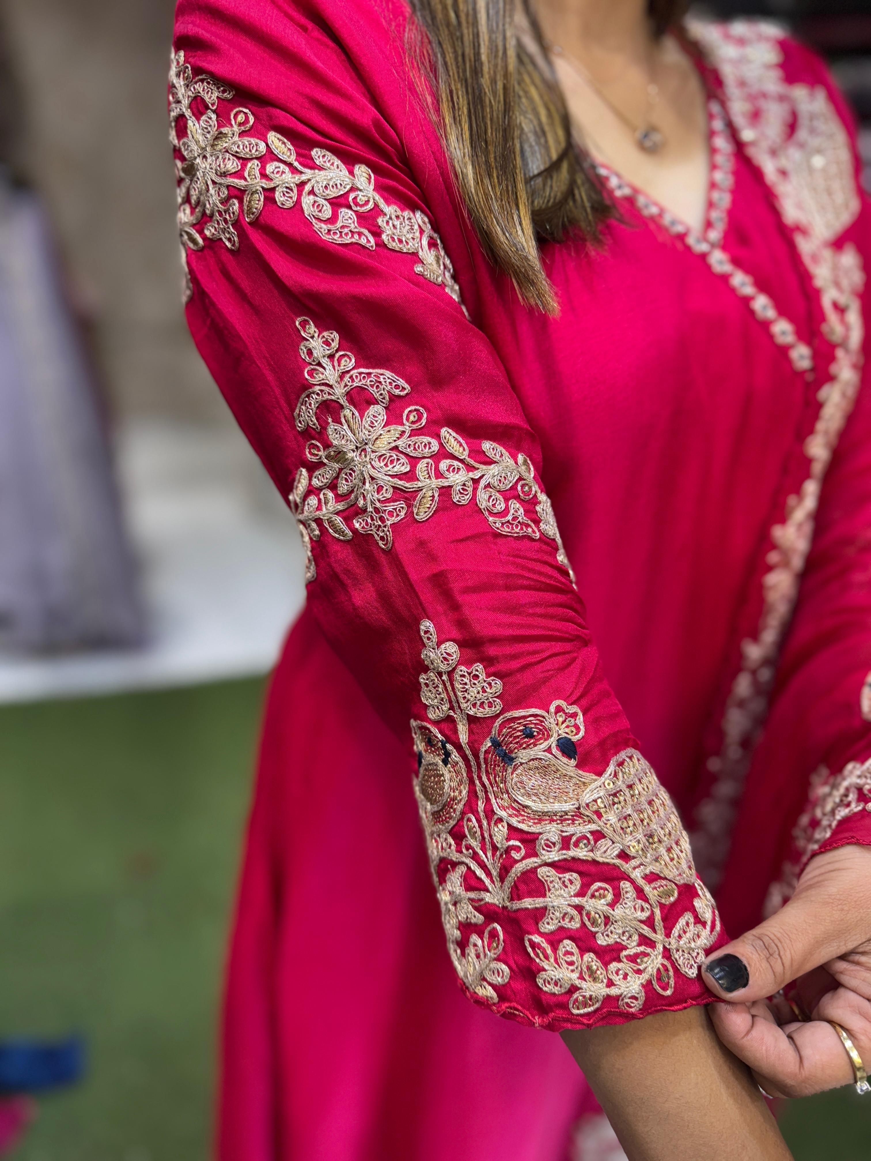 Russian Dola Silk Pink 3pc Set