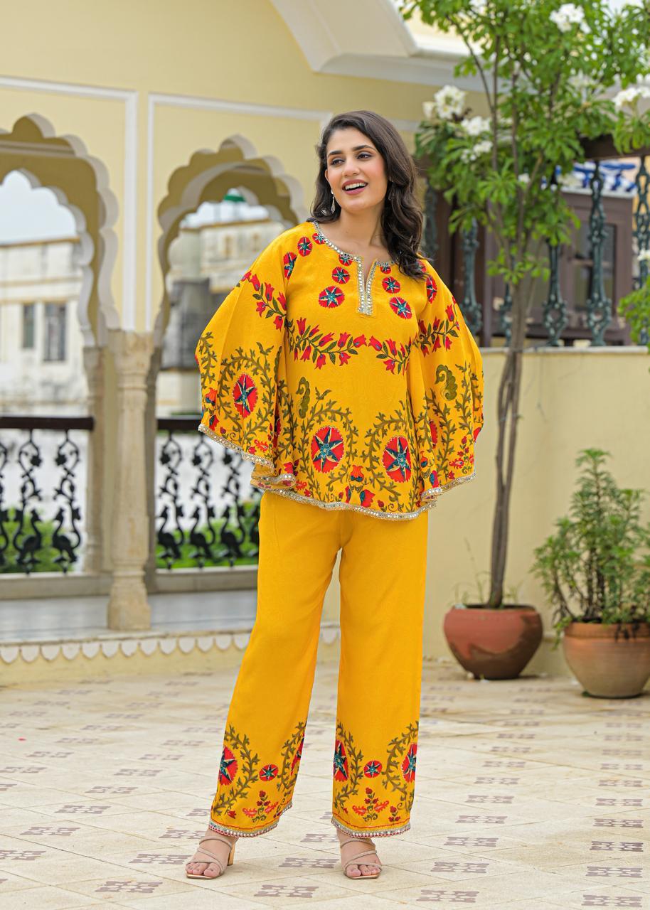 Crep Yellow 2pc Set