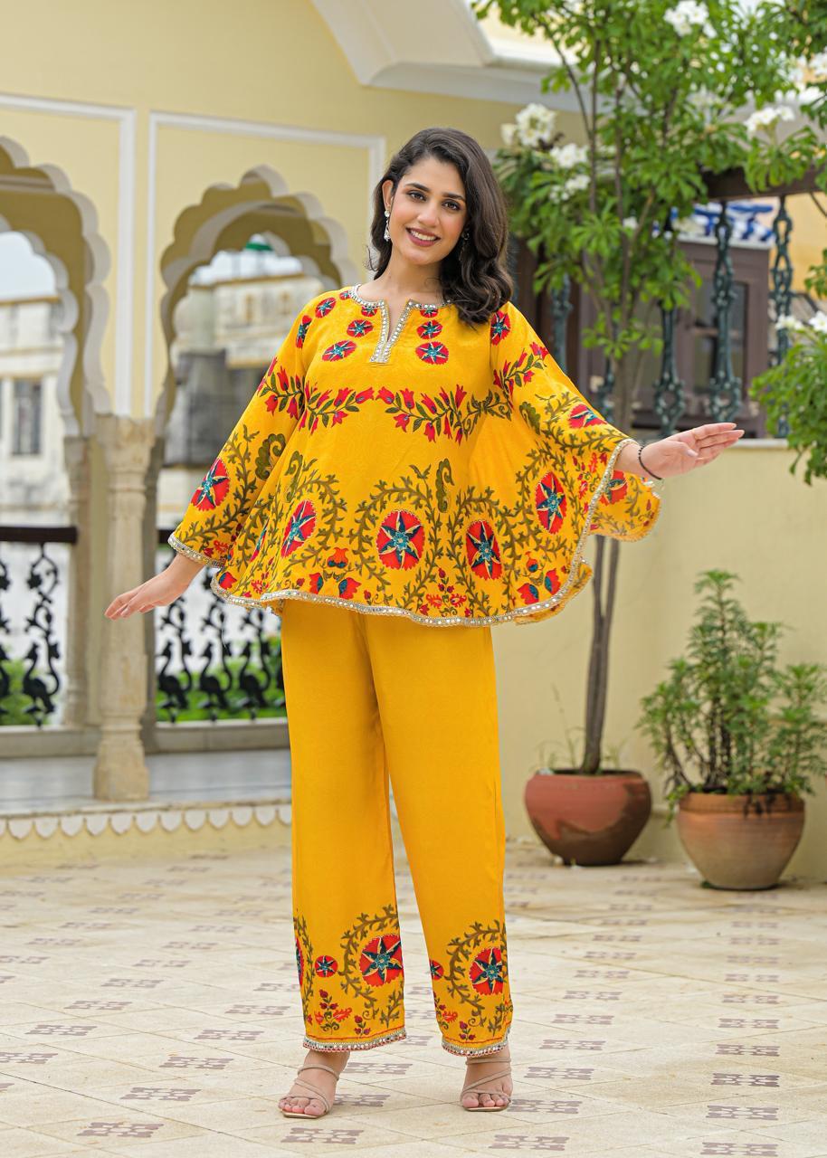 Crep Yellow 2pc Set