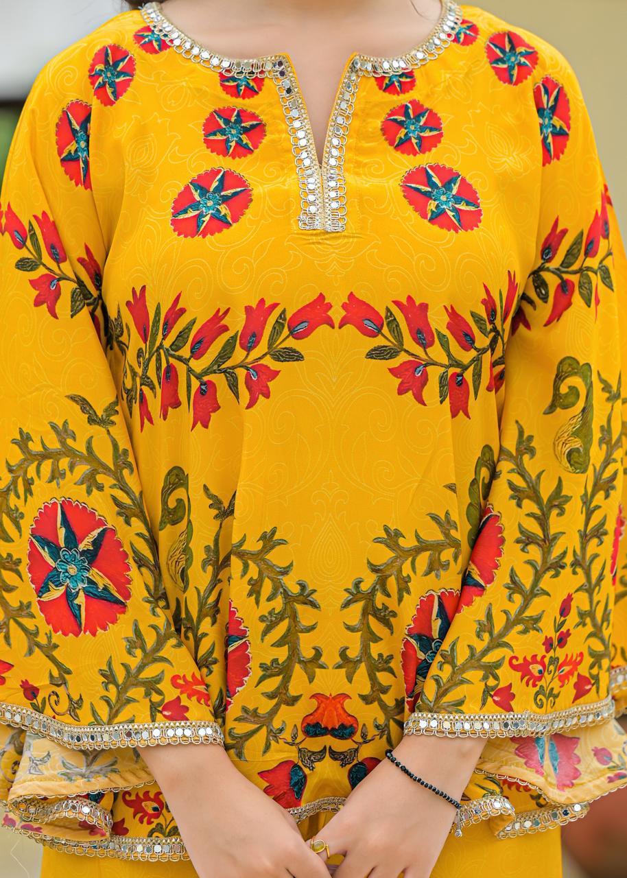 Crep Yellow 2pc Set