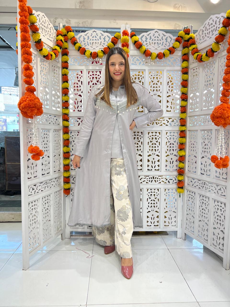 Muslin Gray 3pc Set