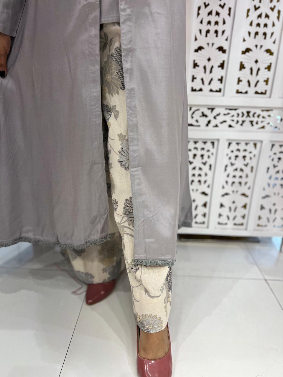 Muslin Gray 3pc Set
