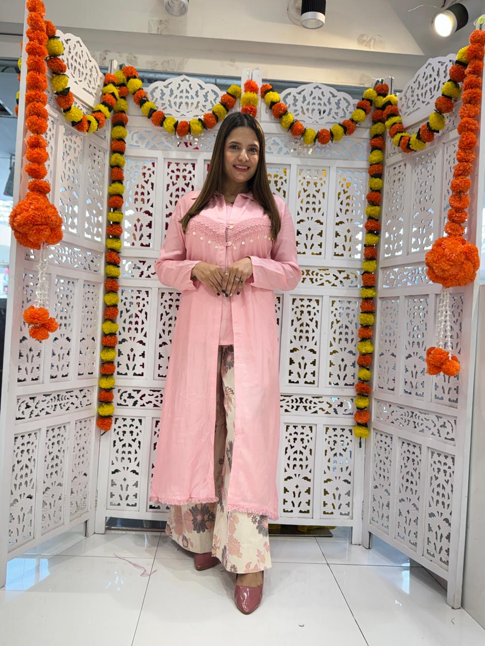 Muslin Pink 3pc Set