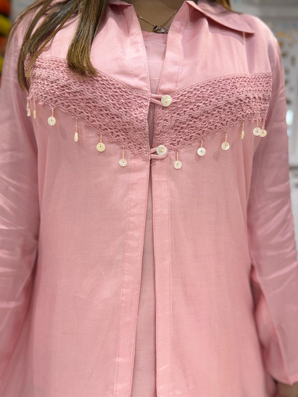 Muslin Pink 3pc Set