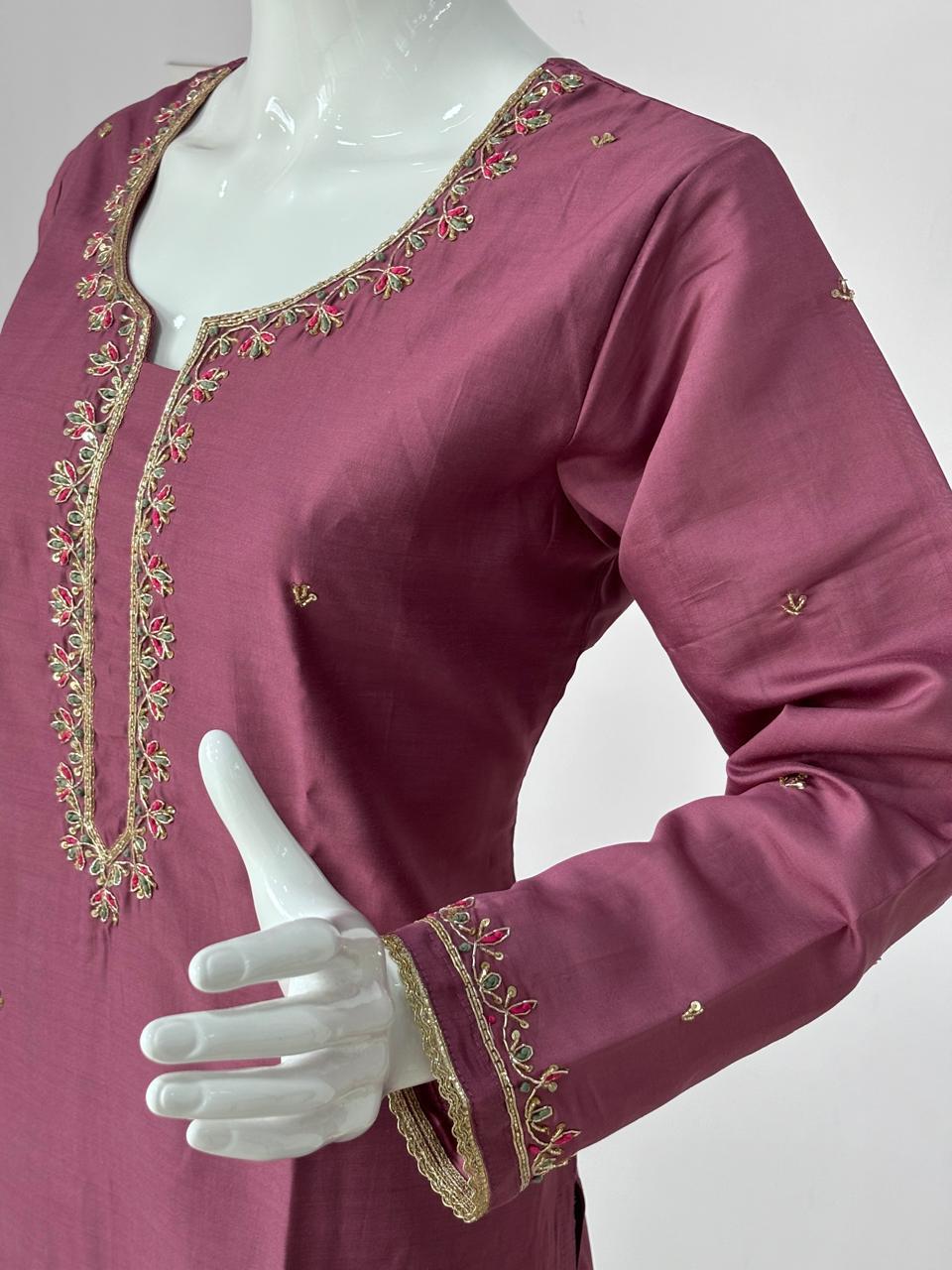 Cotton Silk Purple 3pc Set
