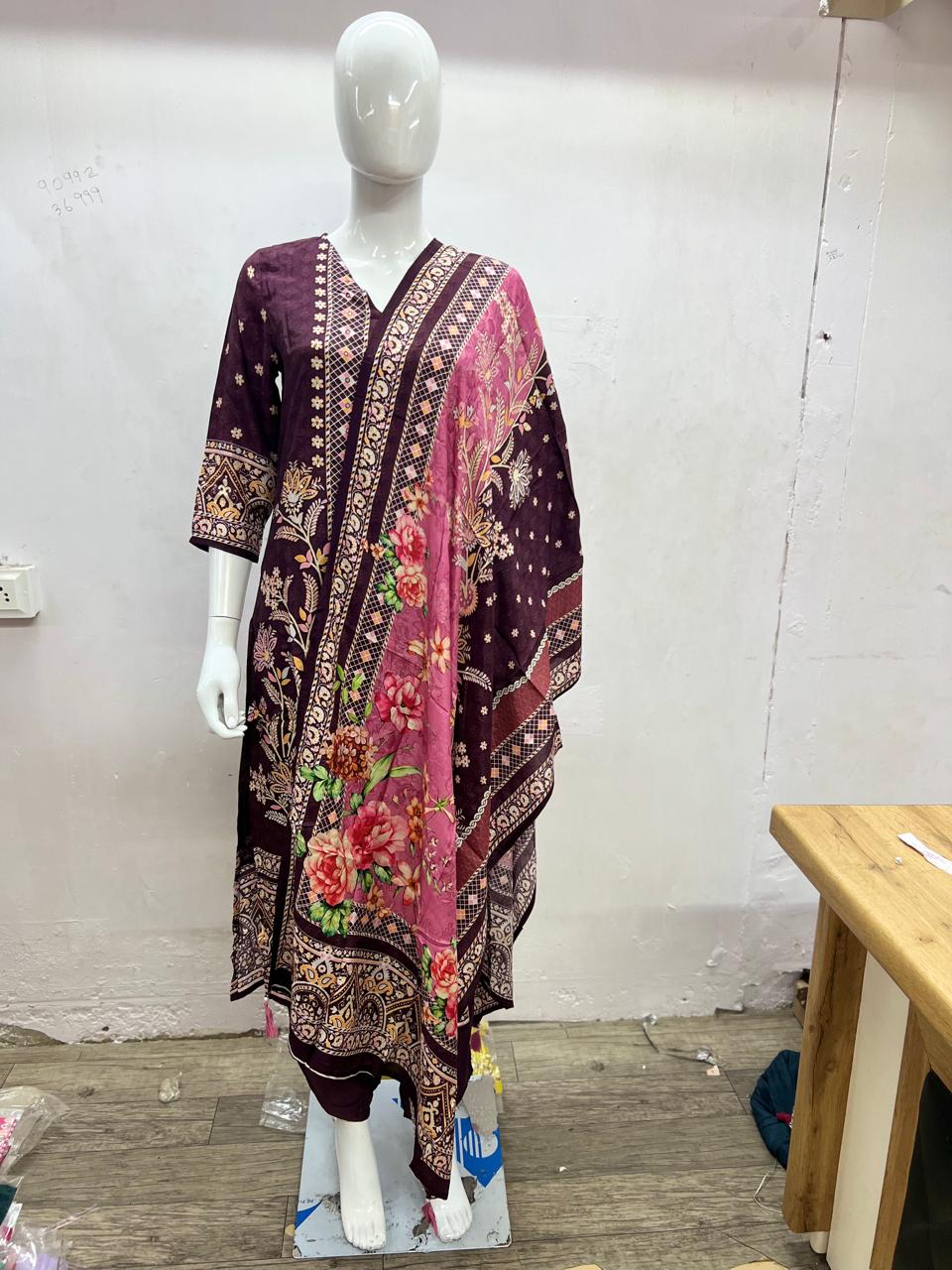 Muslin Wine 3pc Set