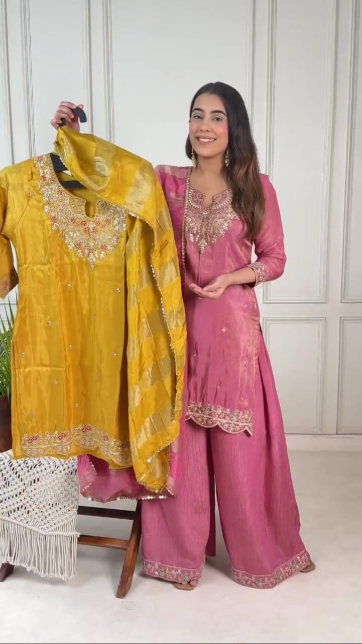 Simmer Tissue Yellow 3pc Set