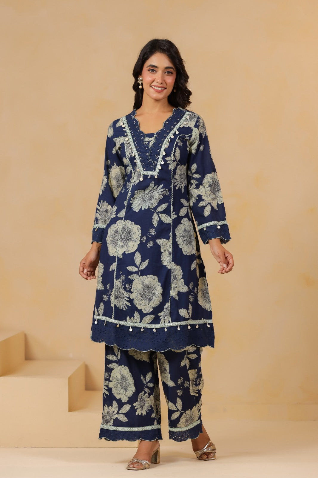 Cotton Blue 3pc Set