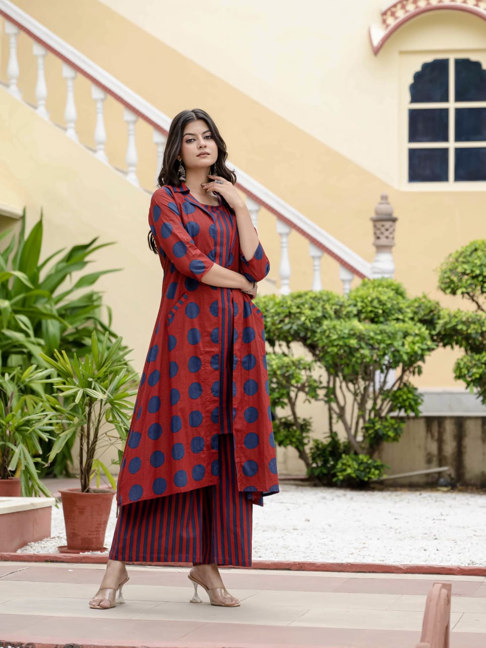 Cotton Red 3pc Set