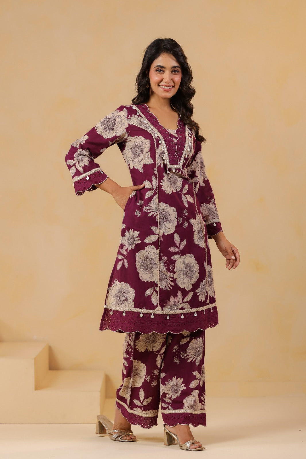 Cotton Purple 2pc Set