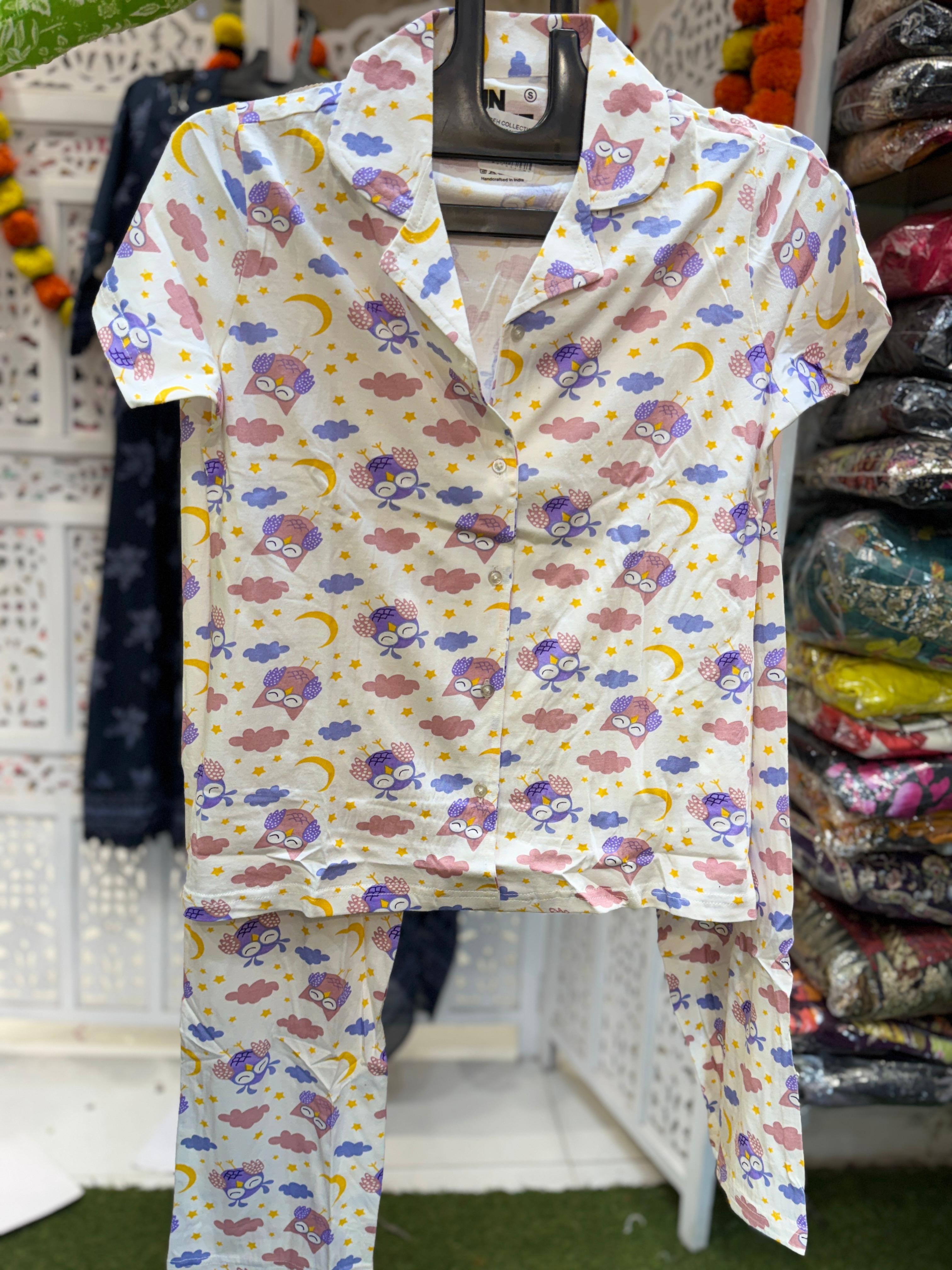 Hoisery White Nightsuit