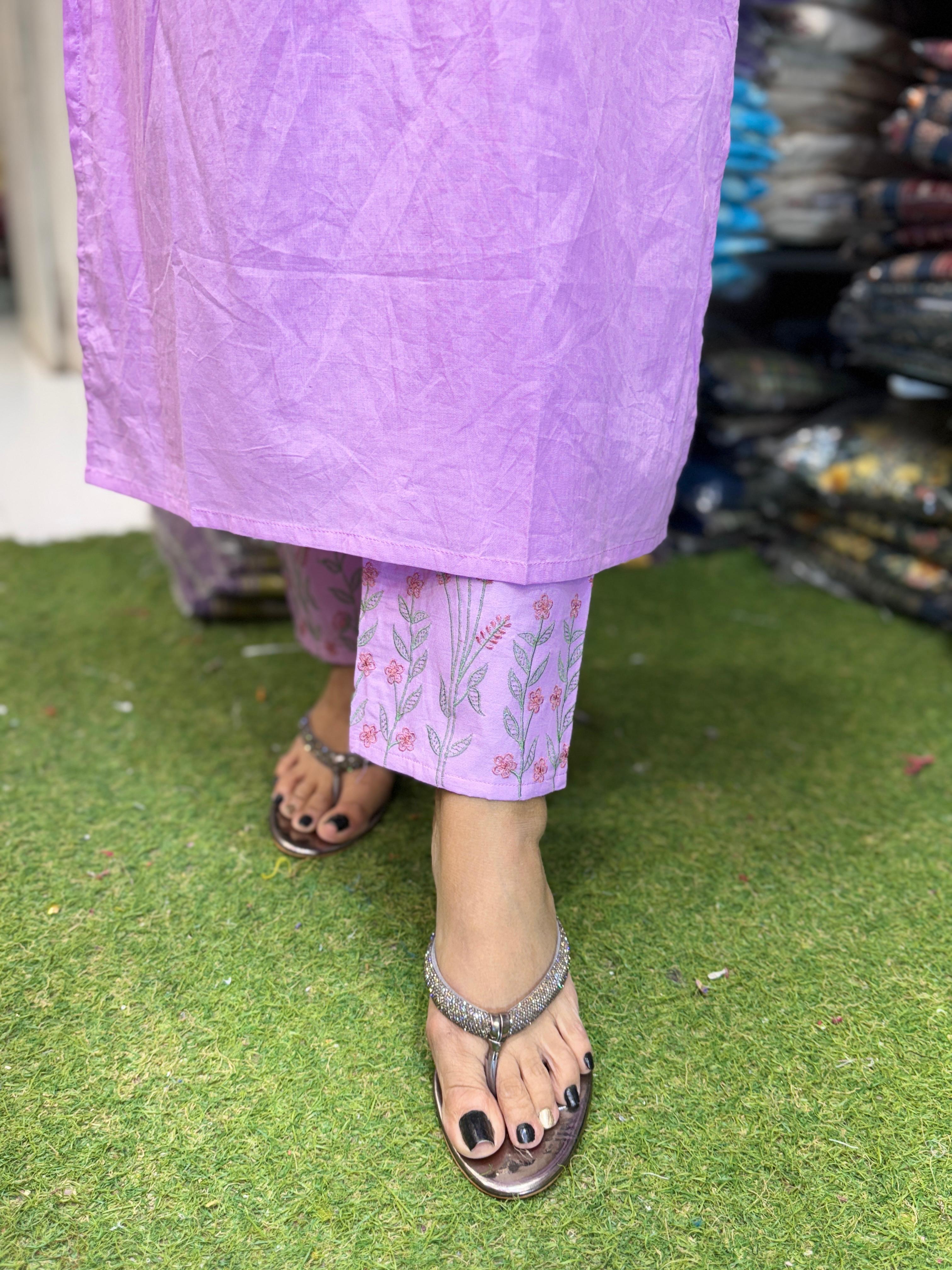 Cotton Purple 2pc Set
