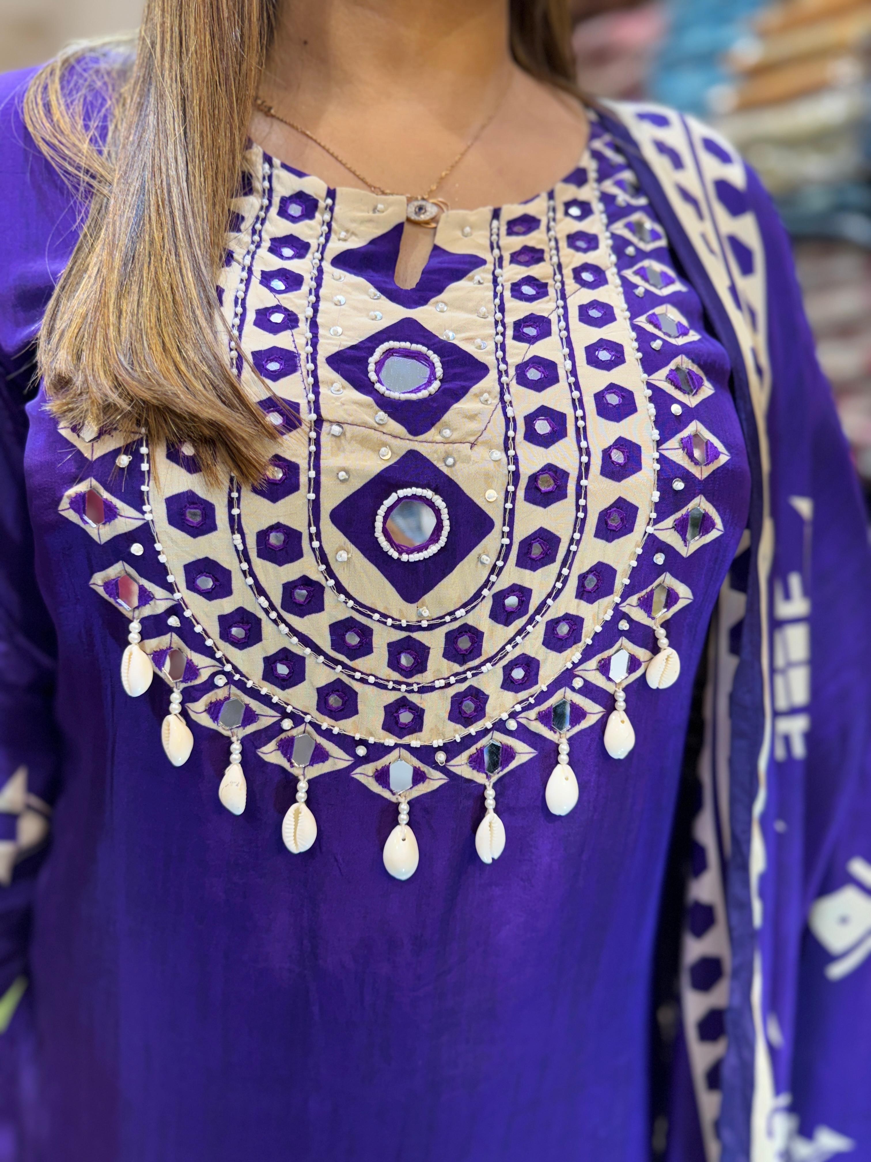Pure Crep Purple 3pc Set